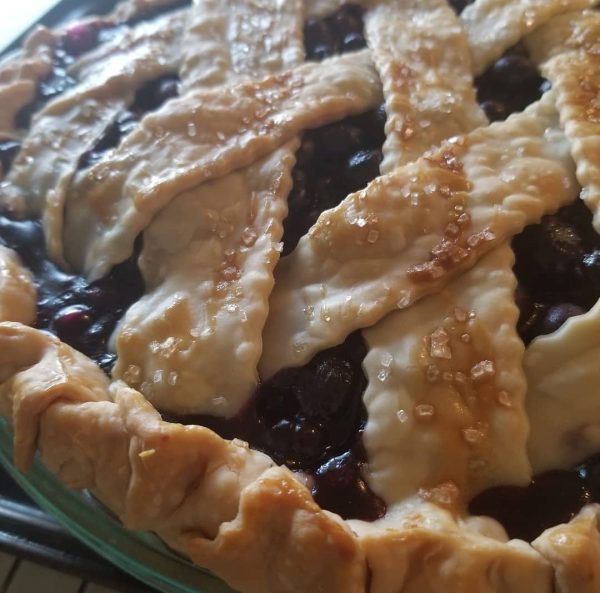 Deep Dish Blueberry Pie